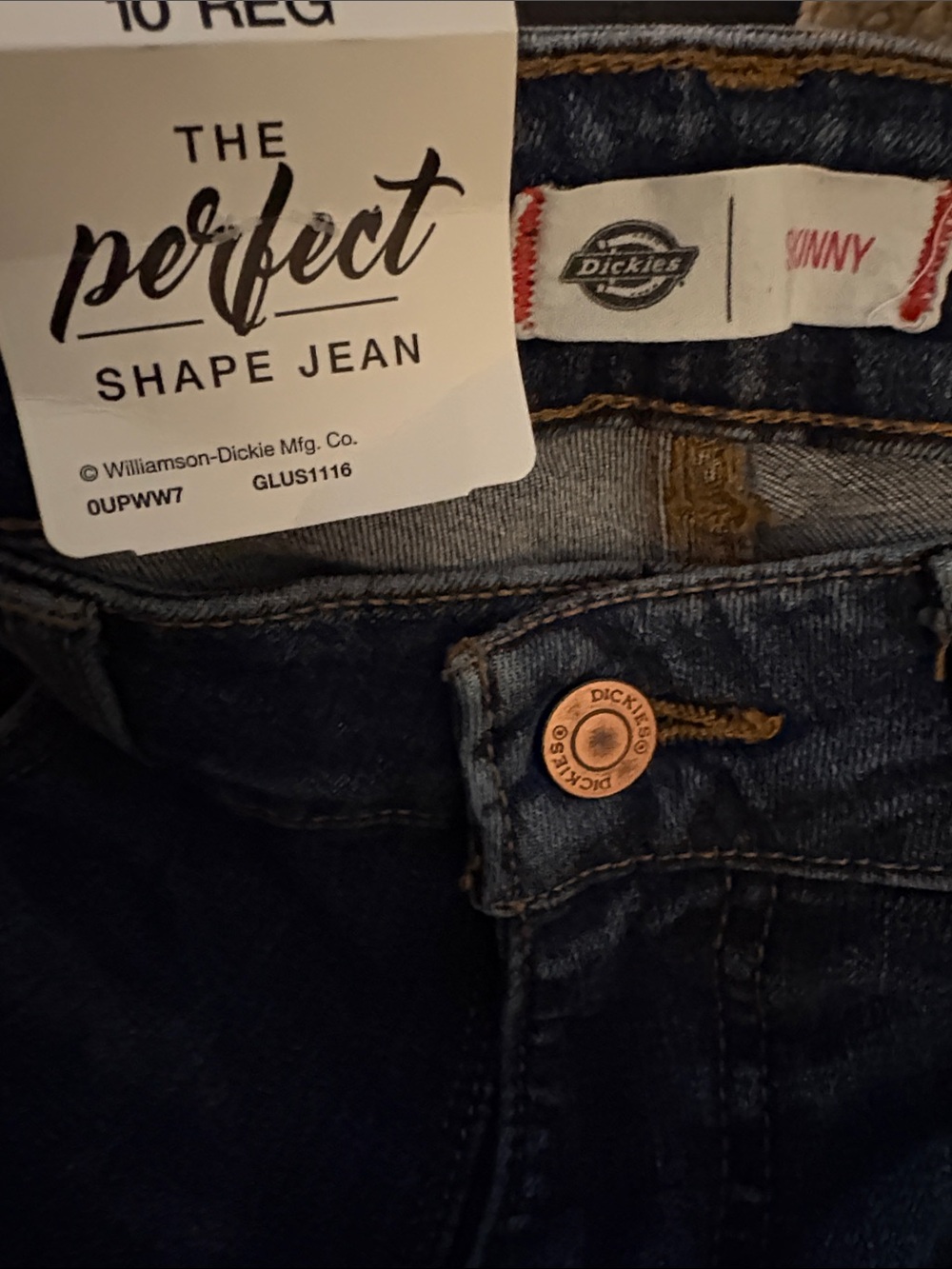 Dickies Women's Perfect Shape Skinny Fit Jeans - Picture 9 of 9
